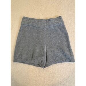 Stars Above Blue Eyelash Knit Lounge Shorts Womens Medium High Rise Sleepwear